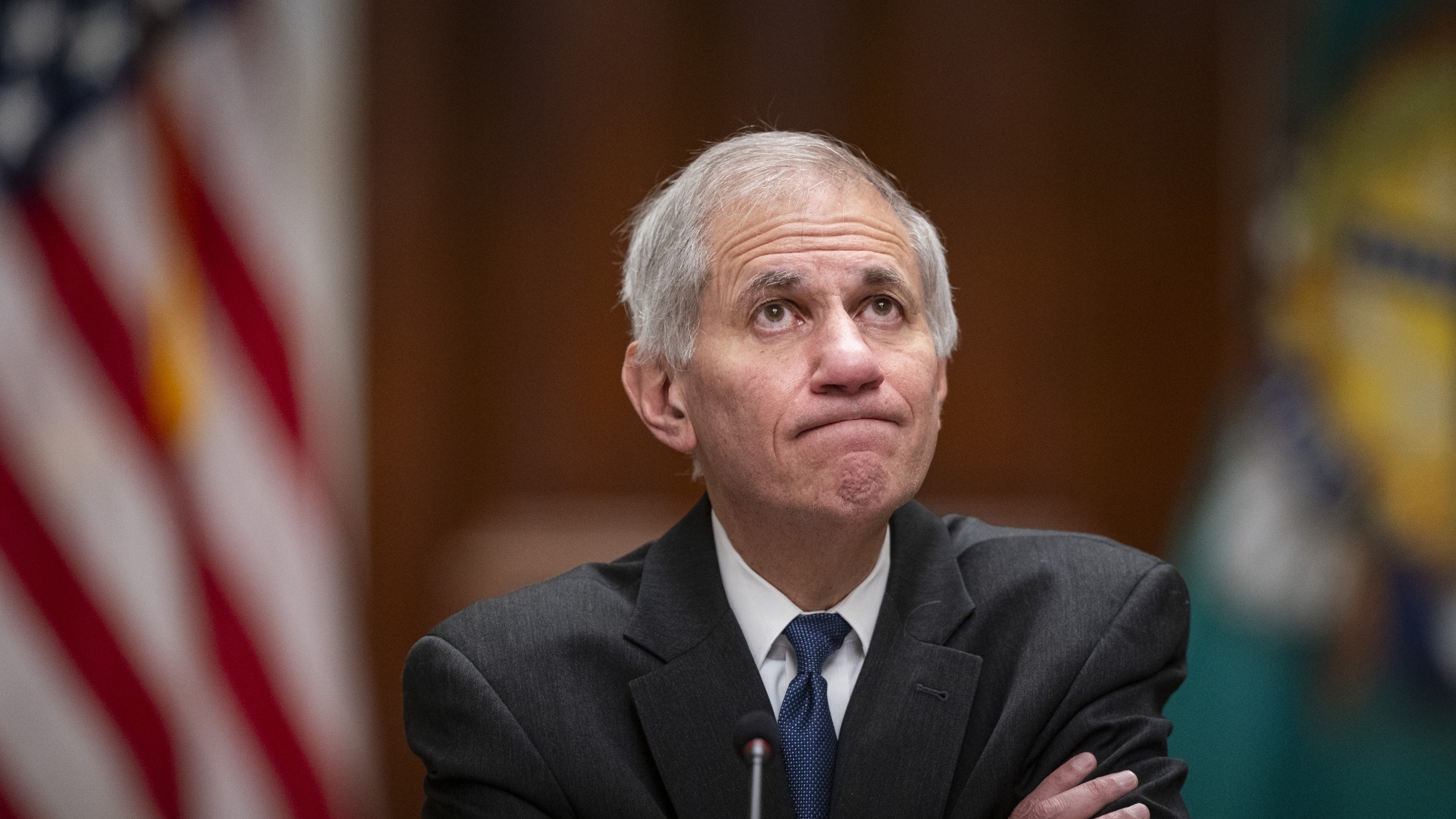 FDIC Chairman Martin Gruenberg said he will step down once his successor is confirmed. 

Image Source: Bloomberg 